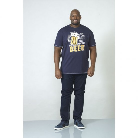 D555 Murray T-shirt Navy - T-krekli - T-krekli - 2XL-14XL