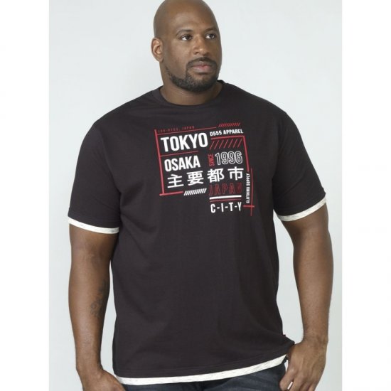 D555 Merlin T-shirt Black - T-krekli - T-krekli - 2XL-14XL