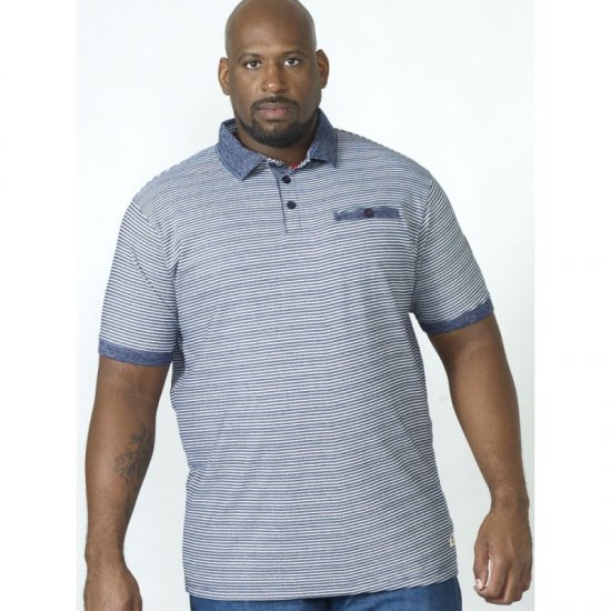 D555 Tyrone Polo Blue - Polo krekli - Polo krekli - 2XL-8XL