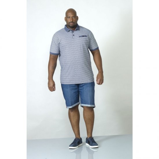 D555 Tyrone Polo Blue - Polo krekli - Polo krekli - 2XL-8XL