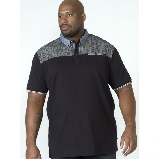 D555 Brent Polo Black - Polo krekli - Polo krekli - 2XL-8XL