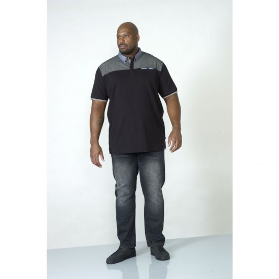 D555 Brent Polo Black - Polo krekli - Polo krekli - 2XL-8XL