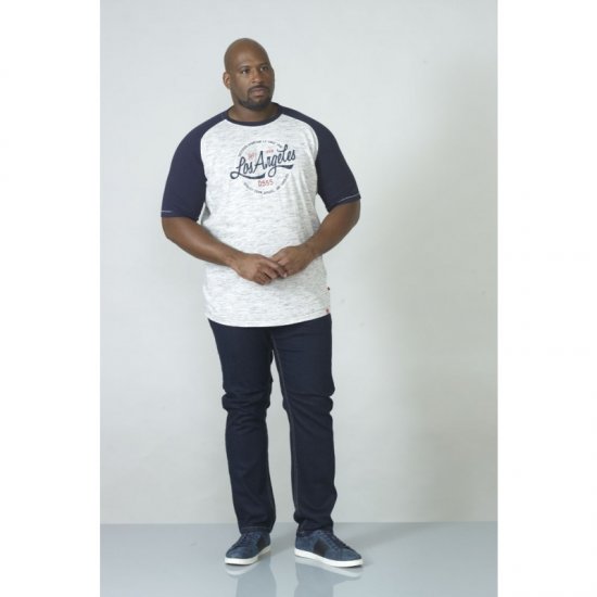 D555 Judson T-shirt Navy - T-krekli - T-krekli - 2XL-14XL