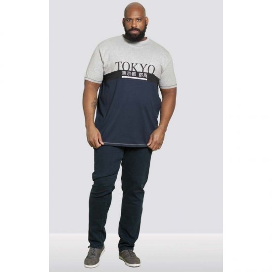 D555 Morris T-shirt Navy - T-krekli - T-krekli - 2XL-14XL
