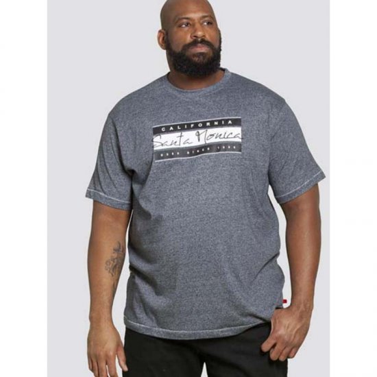 D555 Tempa T-shirt Navy Twist - T-krekli - T-krekli - 2XL-14XL