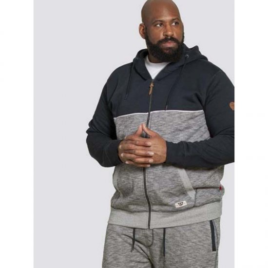 D555 Lamarsh Hoodie Navy - Džemperi un džemperi ar kapuci - Džemperi - 2XL-14XL