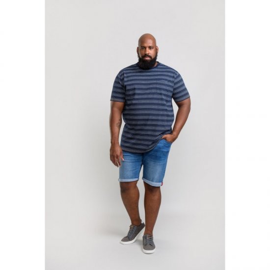 D555 Caspian T-shirt Navy - T-krekli - T-krekli - 2XL-14XL