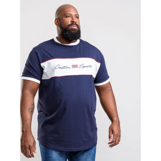 D555 Cullen T-shirt Navy - T-krekli - T-krekli - 2XL-14XL