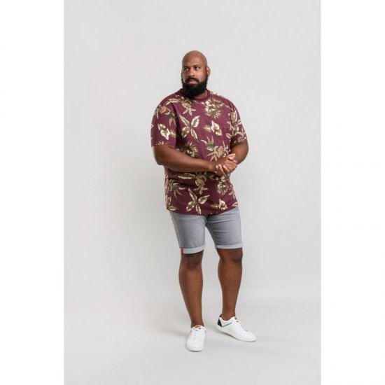 D555 Baxter T-shirt Wine-red - T-krekli - T-krekli - 2XL-14XL