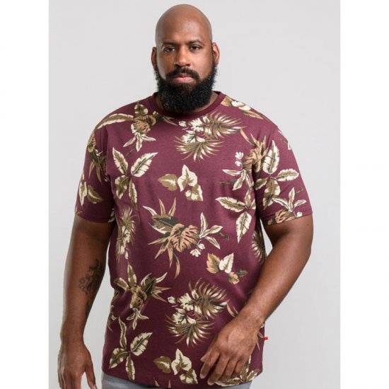 D555 Baxter T-shirt Wine-red - T-krekli - T-krekli - 2XL-14XL