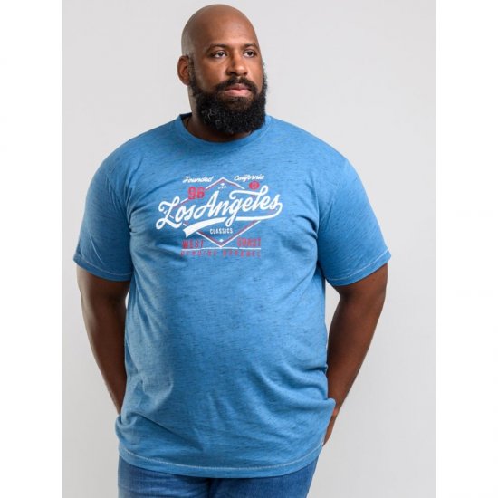 D555 Shelton T-shirt Blue - T-krekli - T-krekli - 2XL-14XL