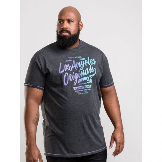 D555 Simmons T-shirt Black - T-krekli - T-krekli - 2XL-14XL