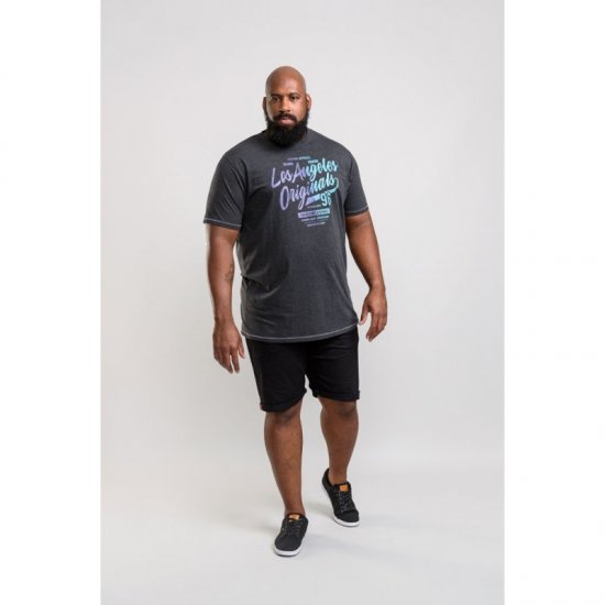 D555 Simmons T-shirt Black - T-krekli - T-krekli - 2XL-14XL