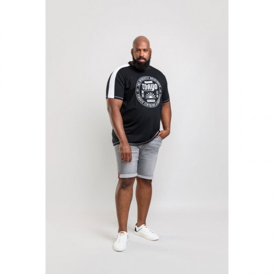 D555 Walton T-shirt Black - T-krekli - T-krekli - 2XL-14XL