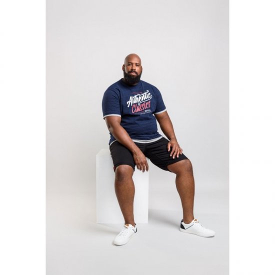 D555 Finn T-shirt Navy - T-krekli - T-krekli - 2XL-14XL