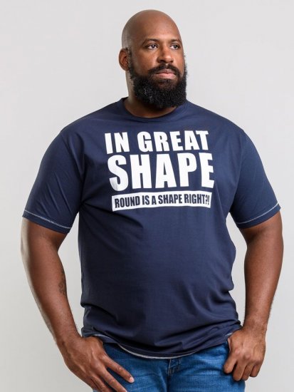 D555 Ronald T-shirt Navy - T-krekli - T-krekli - 2XL-14XL