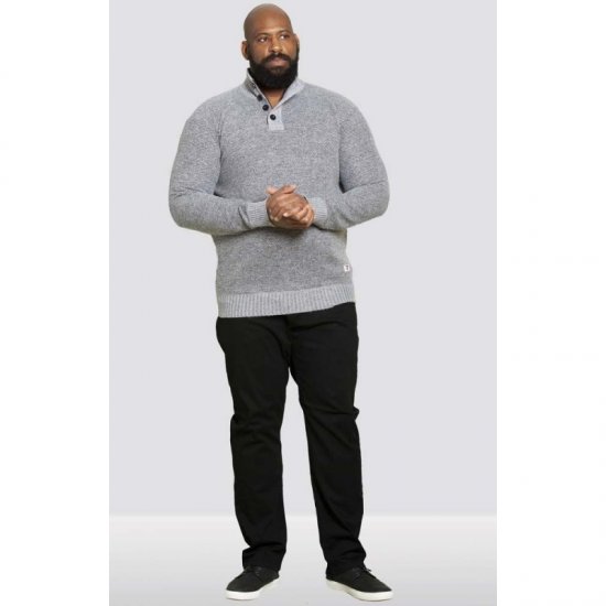 D555 Zane Sweater Grey - Džemperi un džemperi ar kapuci - Džemperi - 2XL-14XL