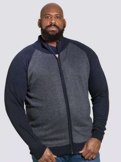 D555 Tanner Sweater Navy - Džemperi un džemperi ar kapuci - Džemperi - 2XL-14XL