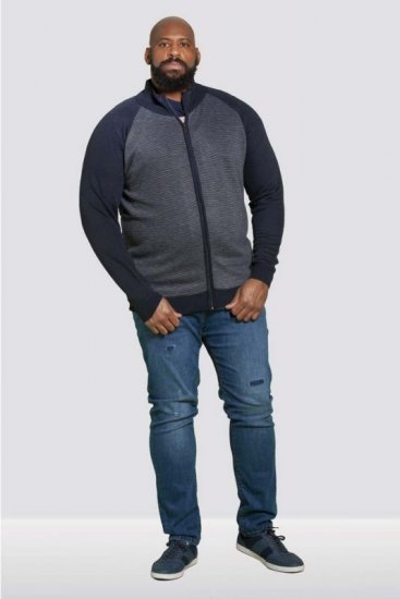D555 Tanner Sweater Navy - Džemperi un džemperi ar kapuci - Džemperi - 2XL-14XL