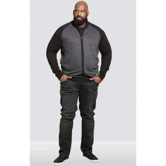 D555 Tanner Sweater Black - Džemperi un džemperi ar kapuci - Džemperi - 2XL-14XL