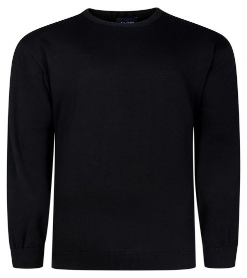 Espionage KW078 Apaļas kakla izgriezuma džemperis twilight blue - Džemperi un džemperi ar kapuci - Džemperi - 2XL-14XL