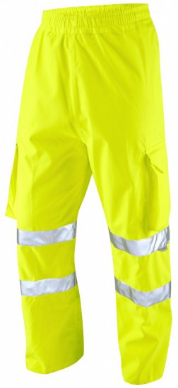 Leo Instow Breathable Executive Cargo Rain pants Hi-Vis Yellow - Darba apģērbs - Darba apģērbs - 3XL-10XL