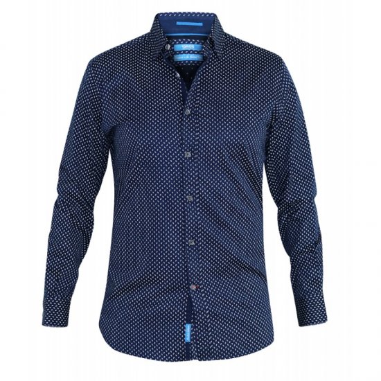 D555 Lavar Long Sleeve Diamond Printed Shirt - Krekli - Krekli - 2XL-8XL