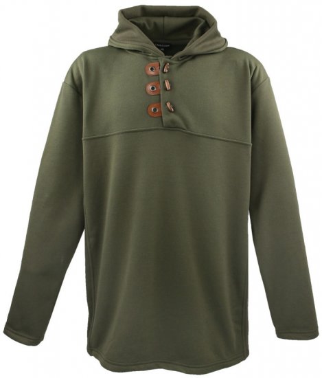 Lavecchia 605 Pullover Hoodie Khaki - Džemperi un džemperi ar kapuci - Džemperi - 2XL-14XL