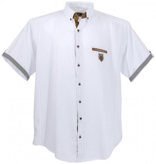Lavecchia 1128 Short sleeve Shirt White - Krekli - Krekli - 2XL-8XL