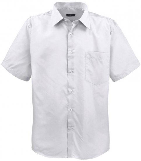 Lavecchia Classic Short Sleeve Shirt White - Krekli - Krekli - 2XL-8XL