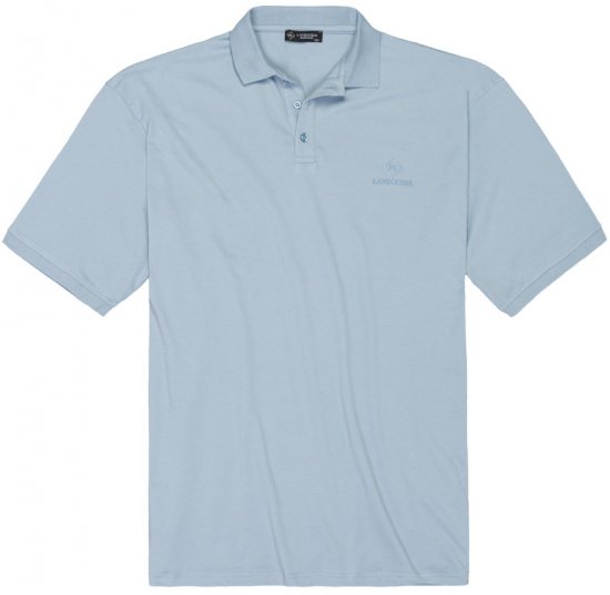 Lavecchia 1000 Pique Polo Light Blue - Polo krekli - Polo krekli - 2XL-8XL