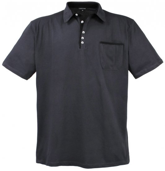 Lavecchia 1701 Jersey Poloshirt Charcoal - Polo krekli - Polo krekli - 2XL-8XL
