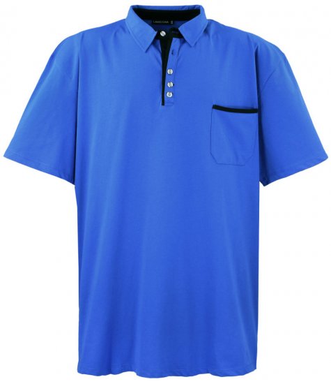 Lavecchia 1701 Jersey Poloshirt Royal Blue - Polo krekli - Polo krekli - 2XL-8XL