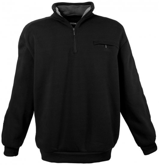 Lavecchia 2100 Half-zip Sweatshirt Black - Džemperi un džemperi ar kapuci - Džemperi - 2XL-14XL