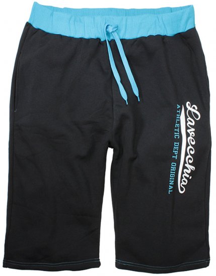 Lavecchia 2017 Sweatshorts Black/Turquoise - Sporta bikses un šorti - Sporta bikses un Sporta šorti - 2XL-12XL