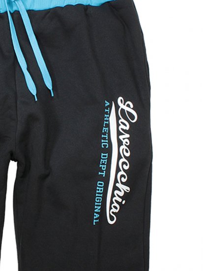 Lavecchia 2017 Sweatshorts Black/Turquoise - Sporta bikses un šorti - Sporta bikses un Sporta šorti - 2XL-12XL