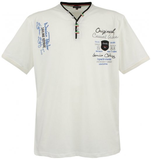 Lavecchia 2042 Printed T-shirt White - T-krekli - T-krekli - 2XL-14XL