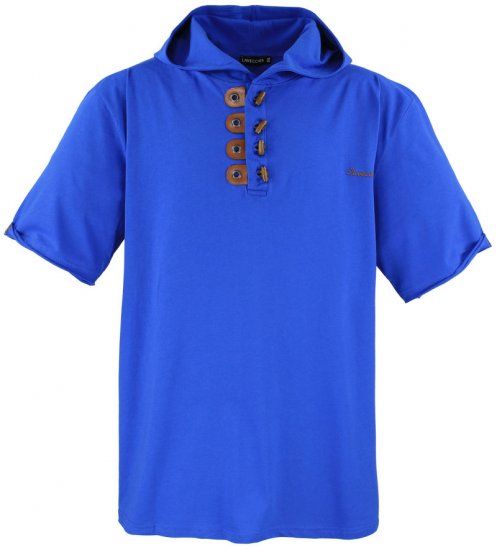 Lavecchia 609 T-shirt with Hoodie Royal Blue - T-krekli - T-krekli - 2XL-14XL