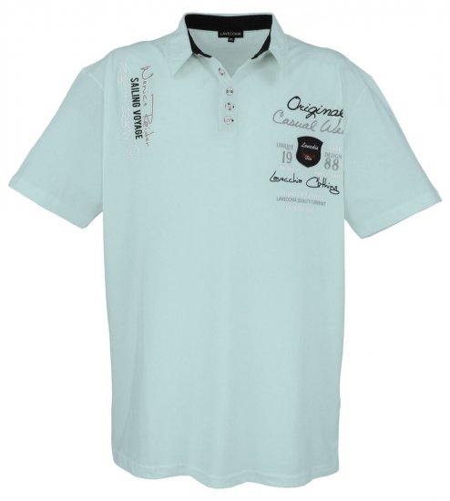 Lavecchia 610 T-krekls ar apkakli Piparmētru - Polo krekli - Polo krekli - 2XL-8XL