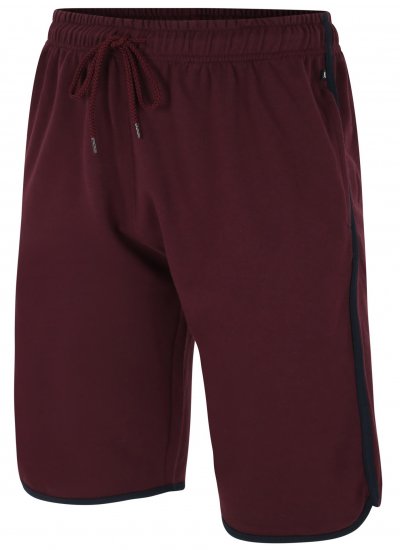 Kam Jeans 3312 Jersey Gym Shorts Burgundy - Sporta bikses un šorti - Sporta bikses un Sporta šorti - 2XL-12XL