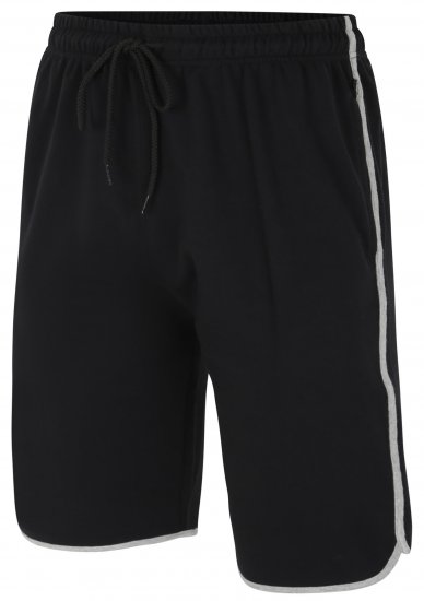 Kam Jeans 3312 Jersey Gym Shorts Black - Sporta bikses un šorti - Sporta bikses un Sporta šorti - 2XL-12XL