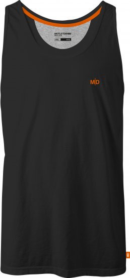 Motley Denim Madrid Tank top Black - T-krekli - T-krekli - 2XL-14XL
