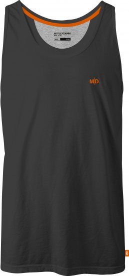 Motley Denim Madrid Tank top Charcoal - T-krekli - T-krekli - 2XL-14XL
