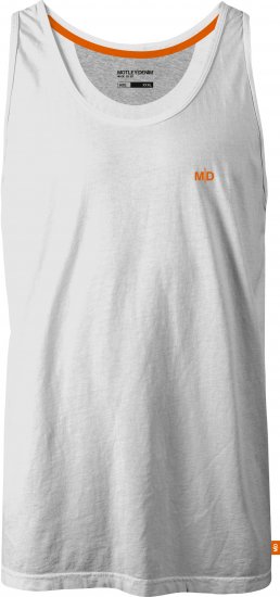 Motley Denim Madrid Tank top White - T-krekli - T-krekli - 2XL-14XL