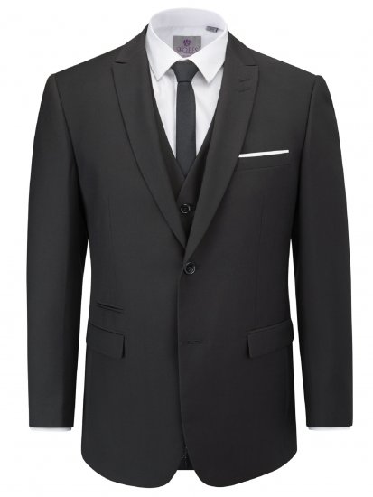 Skopes Madrid Uzvalka Jaka Melna - Uzvalki un žaketes - Liela izmēra uzvalki un bleizeri