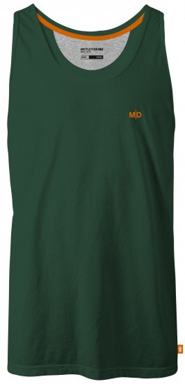 Motley Denim Madrid Tank top Racing Green - T-krekli - T-krekli - 2XL-14XL
