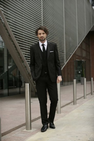 Skopes Madrid Uzvalka Veste Melna - Uzvalki un žaketes - Liela izmēra uzvalki un bleizeri