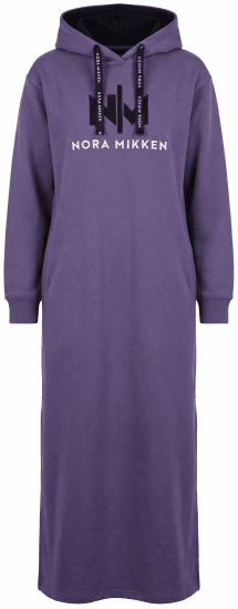 Nora Mikken MARI Maxi Hoodie Dress Purple - Džemperi un džemperi ar kapuci - 
