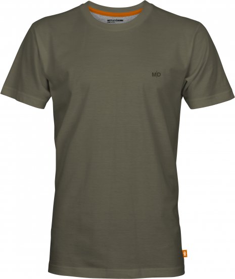 Motley Denim Malaga T-Shirt Dark Khaki - T-krekli - T-krekli - 2XL-14XL