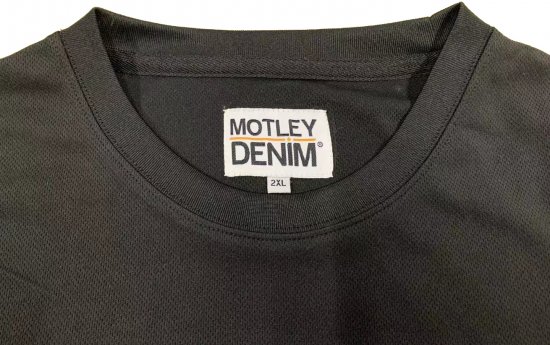 Motley Denim Tehnisks T-krekls Melns - Sporta apģērbs & outdoor - Liela izmēra sporta apģērbi vīriešiem